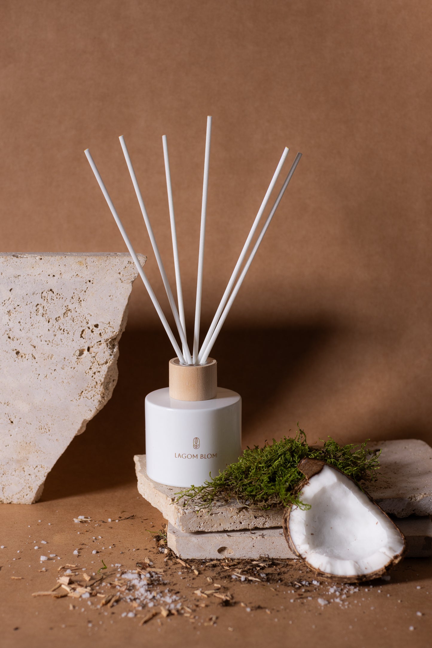 Tengeri só - kókusz - moha pálcás diffúzor