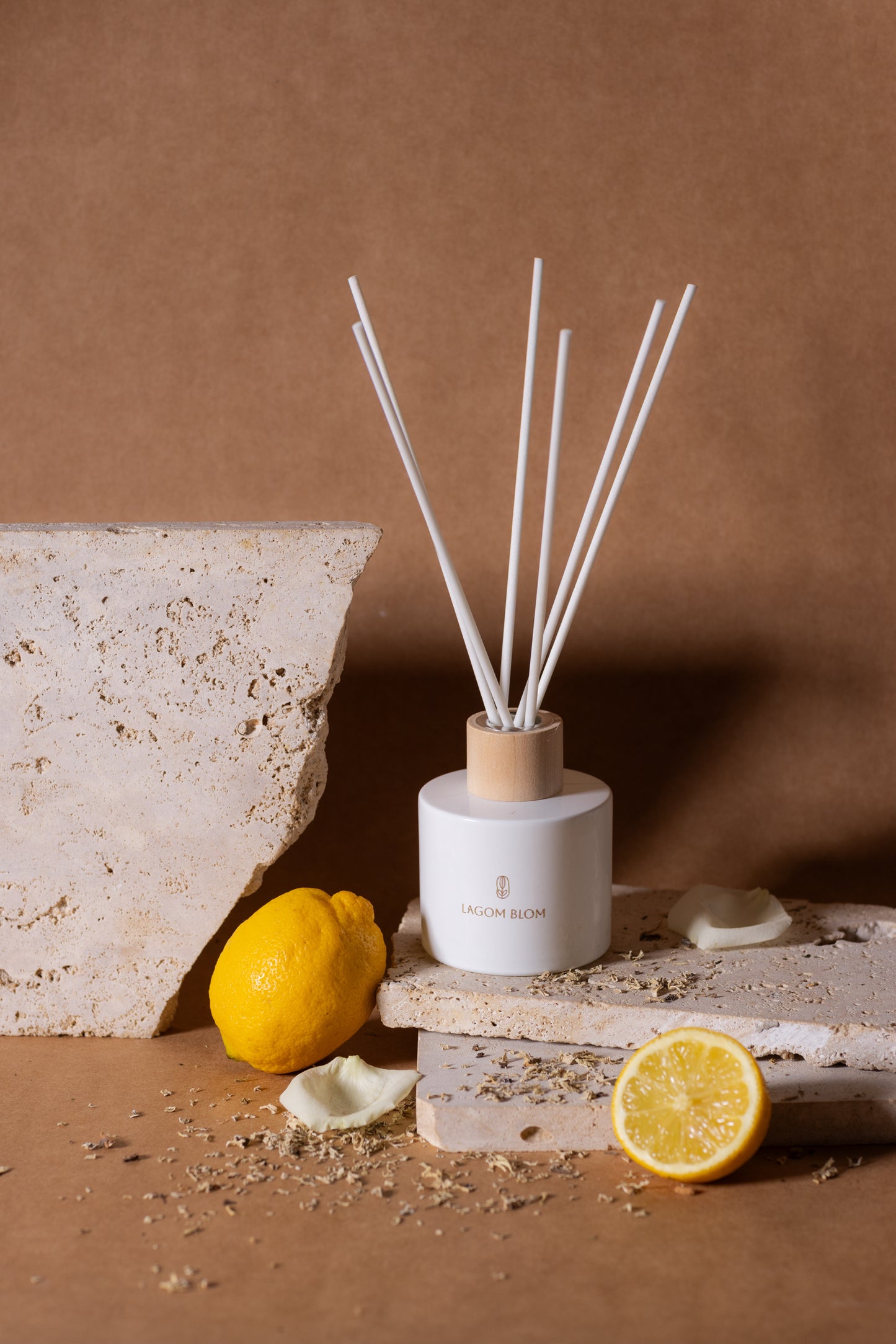 Tölgymoha - citrom - rózsa pálcás diffúzor