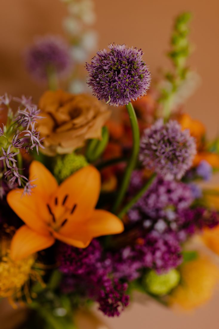 Élénk, színes vegyes csokor "L"